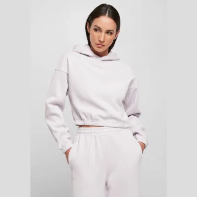 Bluza Urban Classics Short Oversized Sweat Softlilac