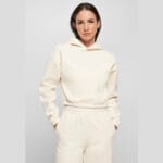 Bluza Urban Classics Short Oversized Sweat Whitesand