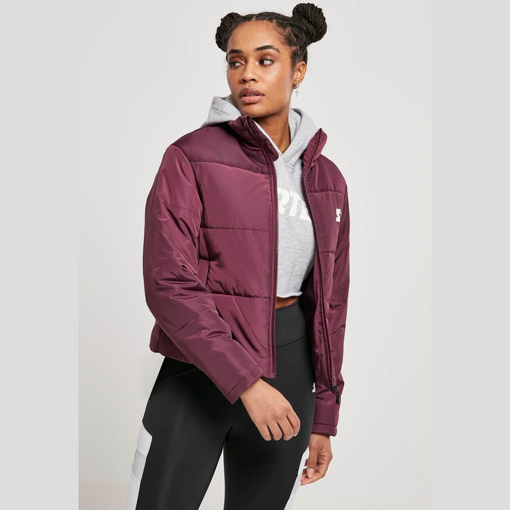 Geaca Starter Starter Logo Puffer Darkviolet Geaca Starter Starter Logo Puffer Darkviolet