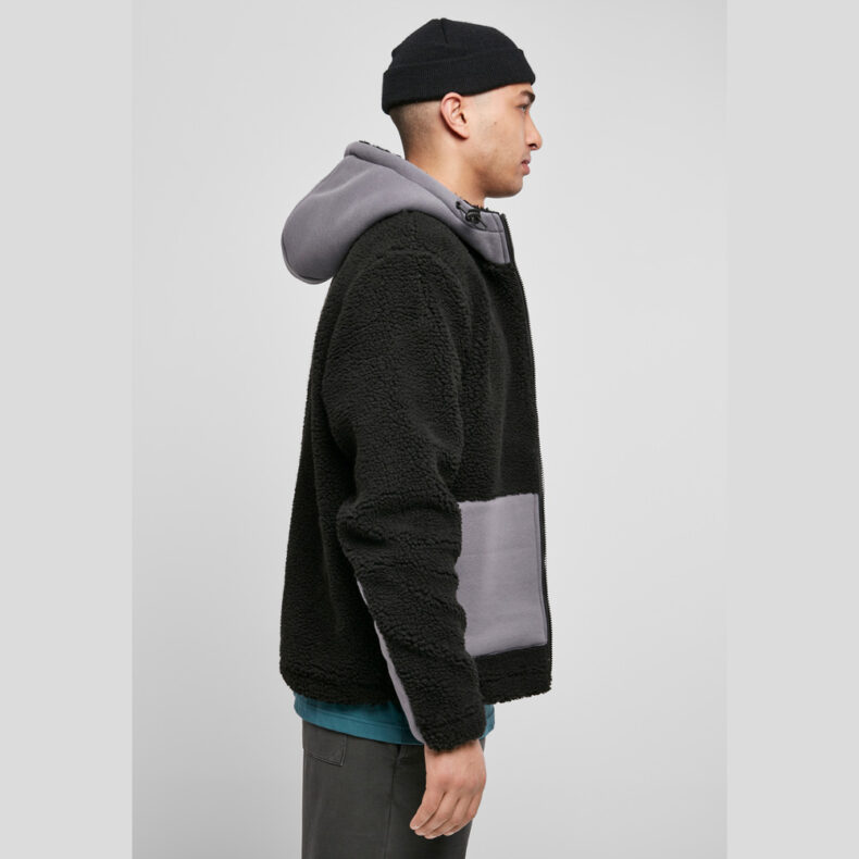 Geaca Urban Classics Hooded Sherpa 3