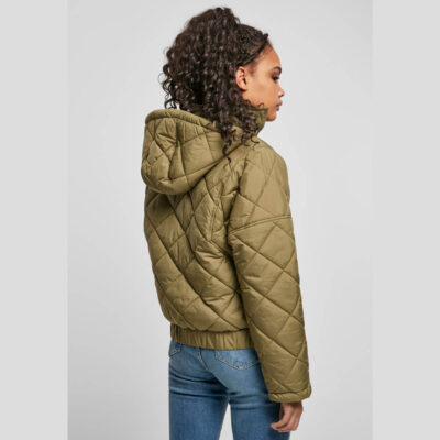 Geaca Urban Classics Oversized Diamond Quilted Pull Over Tiniolive 1