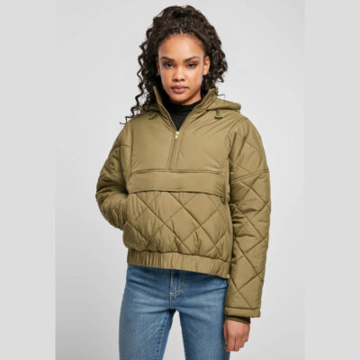 Geaca Urban Classics Oversized Diamond Quilted Pull Over Tiniolive