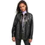Jacheta Urban Classics Faux Leather Overshirt