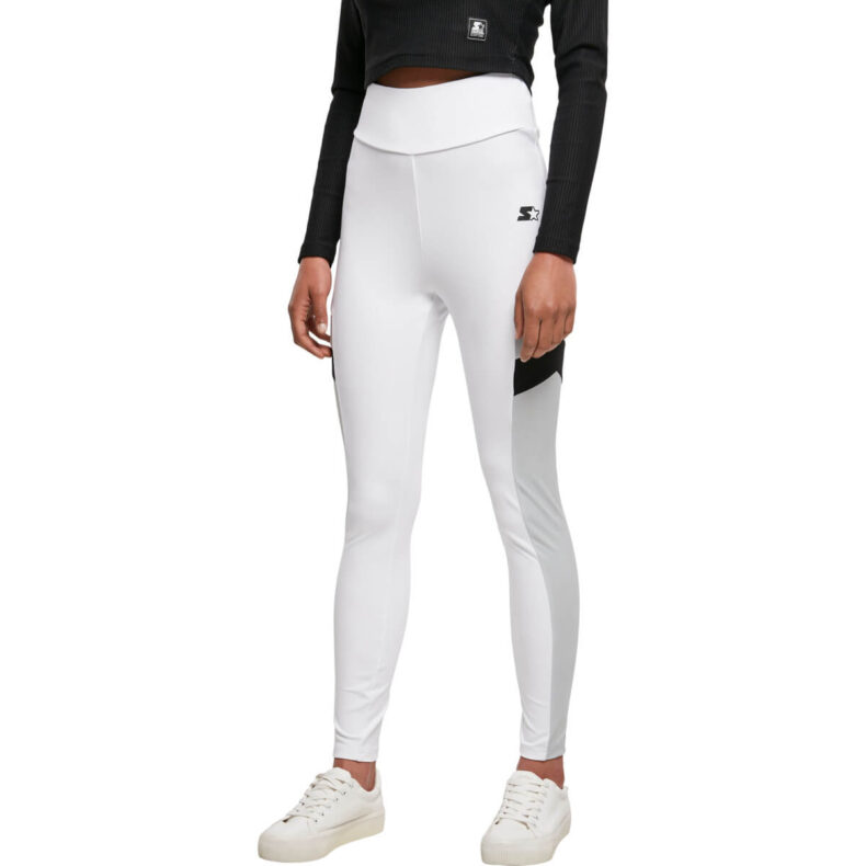 Pantaloni Starter Highwaist Sports White
