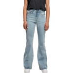 Pantaloni Urban Classics High Waist Flared Denim Blue 3