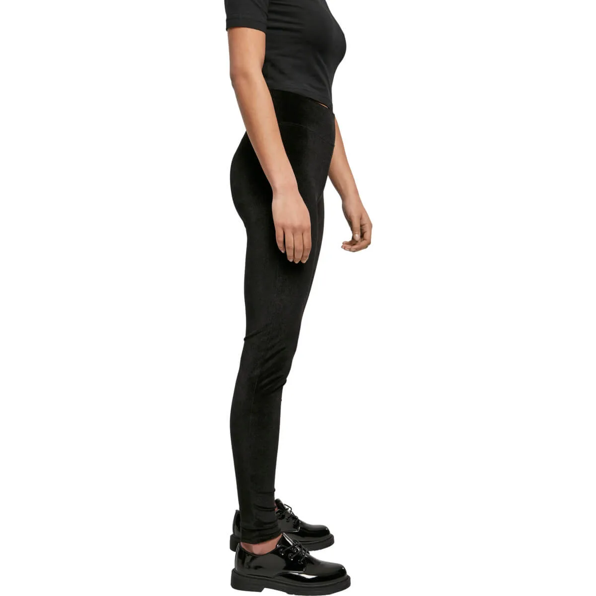 Pantaloni Urban Classics High Waist Velvet 3