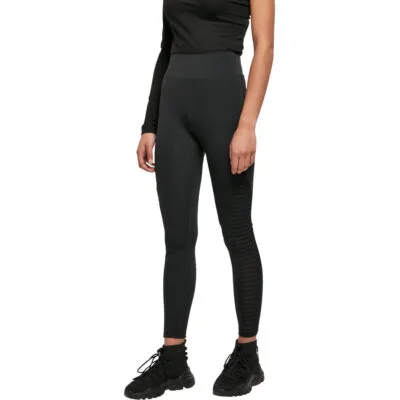 Pantaloni Urban Classics Highwaist Biker Tech Mesh