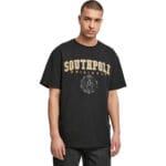 Tricou Southpole College Script Black