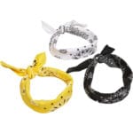Bandana Urban Classics 3 Pack Multicolor Black Yellow White