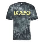 Tricou Karl Kani Retro Tie Dye Grey Black Yellow