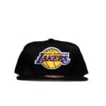 Sapca Mitchell & Ness snapback Los Angeles Lakers black Downtime Redline