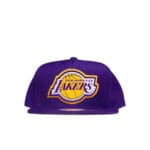 Sapca Mitchell & Ness snapback Los Angeles Lakers purple Pop Back