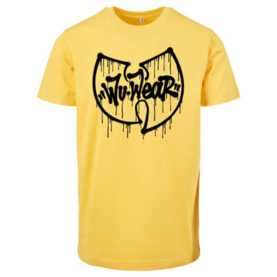 Tricou Wu Wear Drippinng Logo Yellow