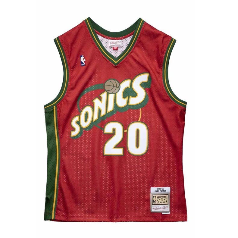 Swingman Jersey Mitchell & Ness Seattle Supersonics #20 Gary Payton Red