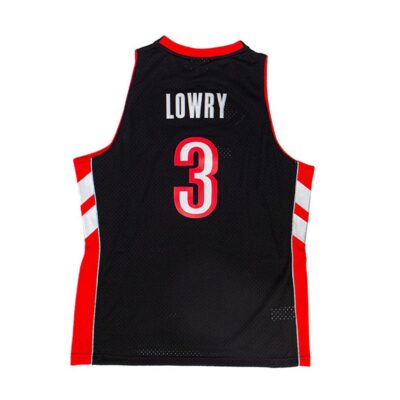 Swingman Jersey Mitchell & Ness Toronto Raptors #3 Kyle Lowry Black 1