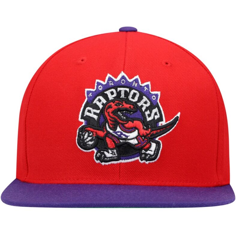 Sapca Mitchell & Ness Toronto Raptors Wool 2 Tone Snapback red 1