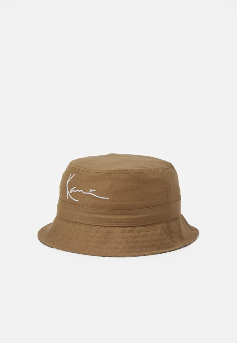 Bucket Hat Karl Kani KK Signature Paisley brown sand 1