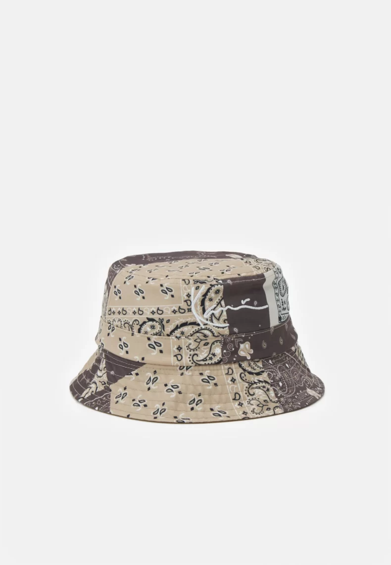 Bucket Hat Karl Kani KK Signature Paisley brown sand