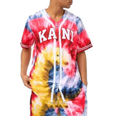 Jersey Karl Kani Serif Tie Dye Baseball Multicolor 1
