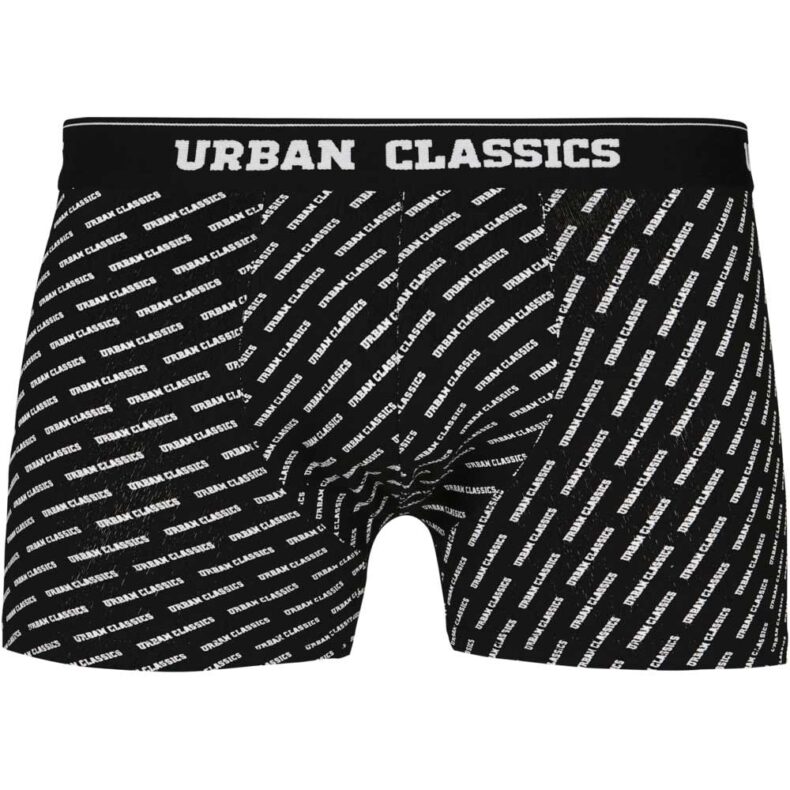 Boxeri Barbati Logo Urban Classics 5-Pack GreenWhiteGreyBlack