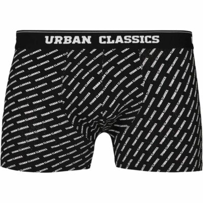 Boxeri Barbati Logo Urban Classics 5-Pack RedWhiteNavyBlack