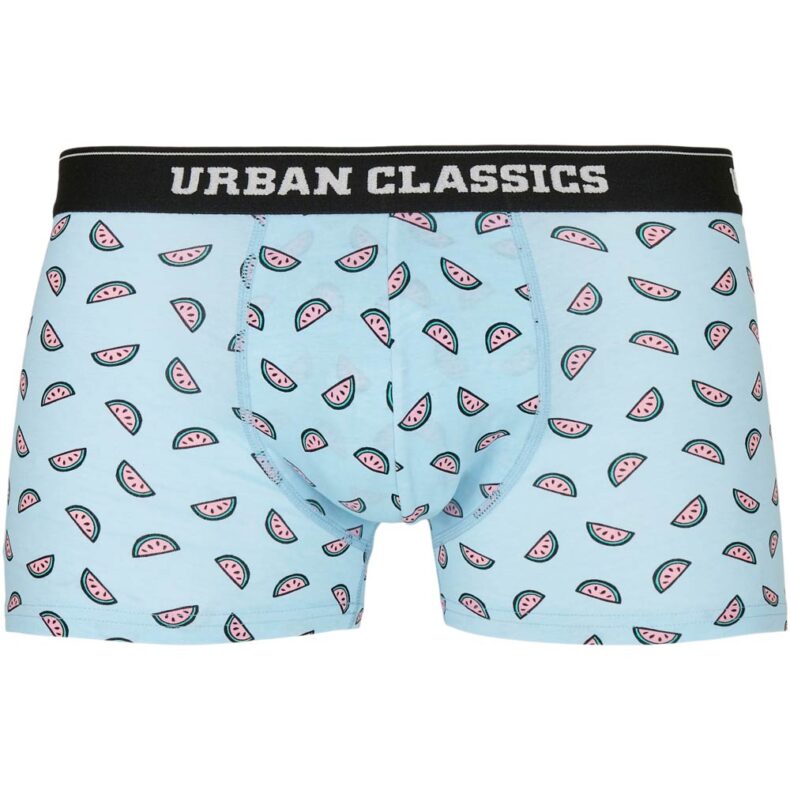 Boxeri Barbati Urban Classics 3-Pack Melon Aop