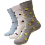 Sosete Recycled Yarn Fruit Urban Classics 3-Pack GreyCreamLightblue1