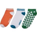 Sosete Sneaker Checks Urban Classics 3-Pack Multicolor