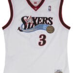 Swingman Jersey Mitchell & Ness Atlanta Hawks #55 Dikembe Mutombo White