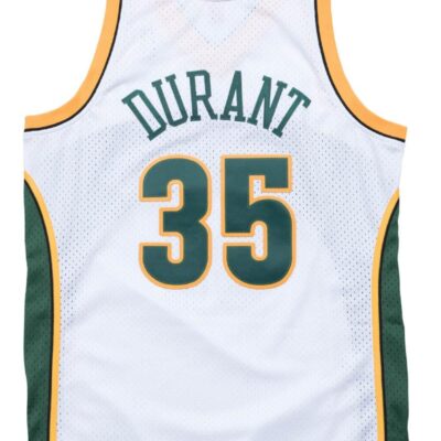 Swingman Jersey Mitchell & Ness Seattle Supersonics #35 Kevin Durant White 1