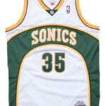 Swingman Jersey Mitchell & Ness Seattle Supersonics #35 Kevin Durant White