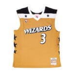 Swingman Jersey Mitchell & Ness TWashington Wizards #3 Caron Butler Yellow