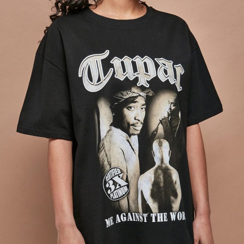 Tricou Tupac MATW Sepia Black 2