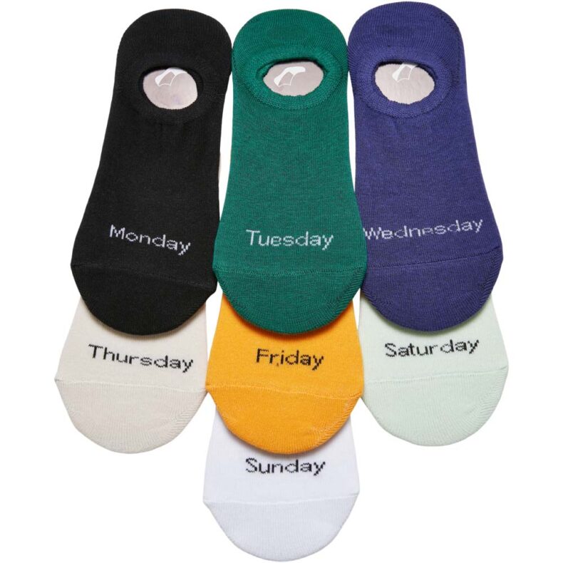 Sosete Urban Classics Invisible Weekly 7-Pack Multicolor