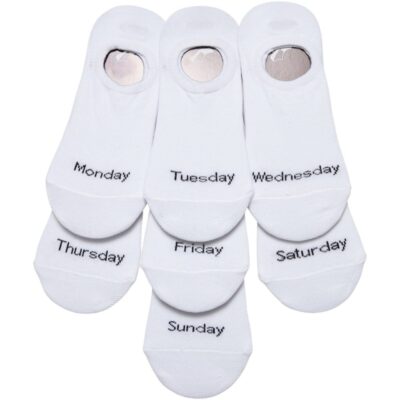 Sosete Urban Classics Invisible Weekly 7-Pack White