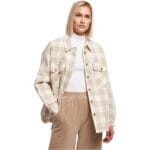 Camasa Urban Classics Flanell Padded Lighttaupe