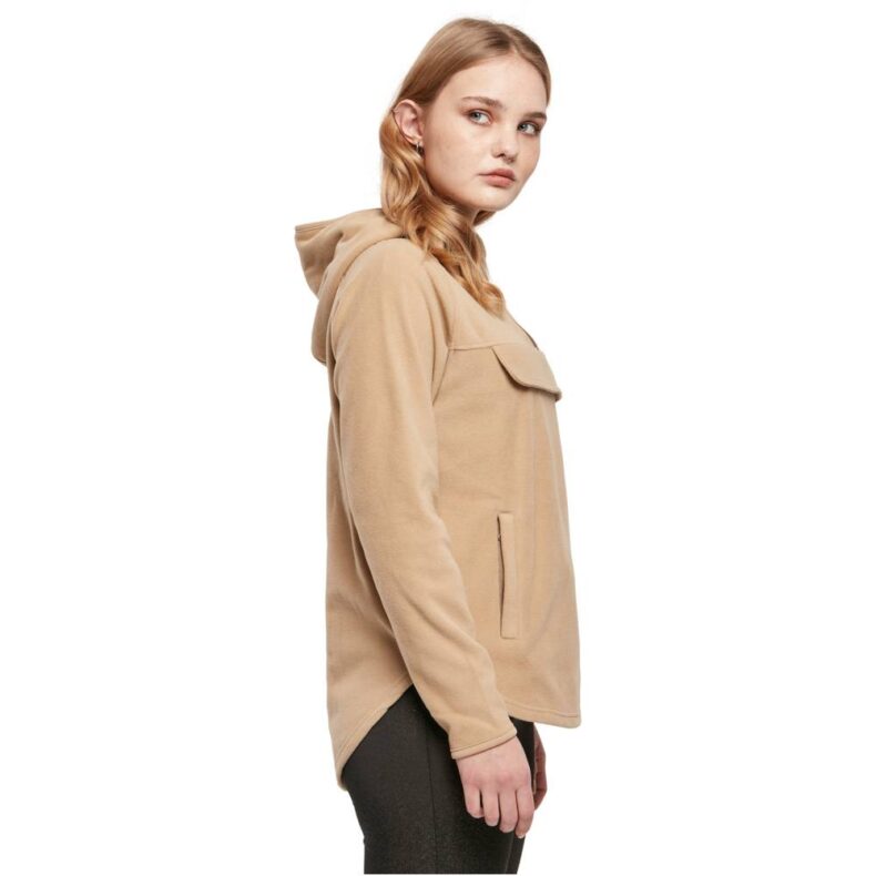 Hanorac Urban Classics Polar Fleece Pull Over Beige 3