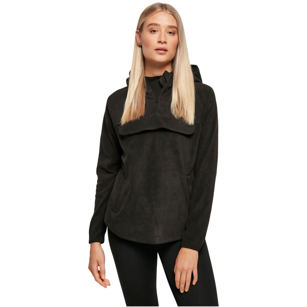 Hanorac Urban Classics Polar Fleece Pull Over Black Hanorac Urban Classics Polar Fleece Pull Over Black