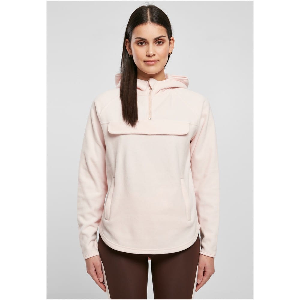 Hanorac Urban Classics Polar Fleece Pull Over Pink Hanorac Urban Classics Polar Fleece Pull Over Pink