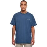 Tricou Urban Classics Oversized Small Embroidery Spaceblue