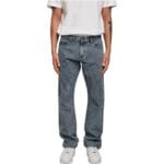 Blugi Urban Classics Organic Straight Leg Denim Light Skyblue Acid Washed