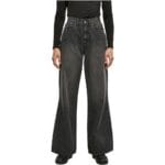 Blugi Urban Classics Wide Leg Denim Black