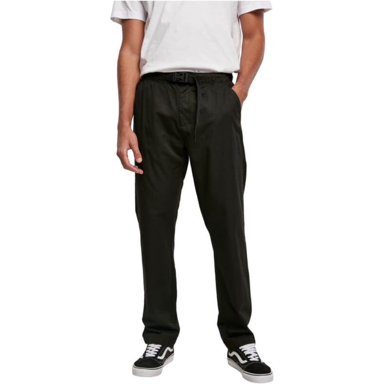 Pantaloni Urban Classics Chino with Belt Black 5