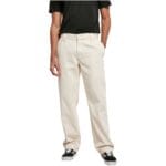Pantaloni Urban Classics Corduroy Workwear Whitesand