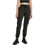 Pantaloni Urban Classics Knitted Denim High Waist Cargo