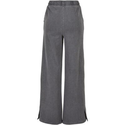 Pantaloni Urban Classics Ladies Heavy Terry Garment Dye Slit Darkshadow 1