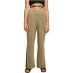 Pantaloni Urban Classics Ladies Modal Wide Leg Khaki