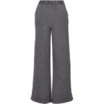 Pantaloni Urban Classics Ladies Heavy Terry Garment Dye Slit Darkshadow