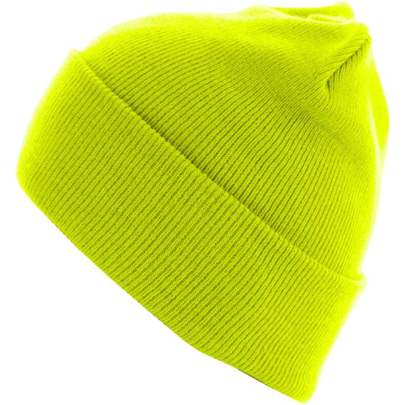 Caciula Masterdis Beanie Basic Flap Long Version Neonyellow 1