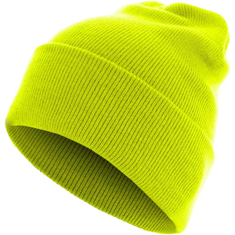 Caciula Masterdis Beanie Basic Flap Long Version Neonyellow